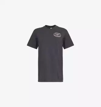 Футболка с короткими рукавами из хлопкового джерси клуба верховой езды Sporty & Rich, черный