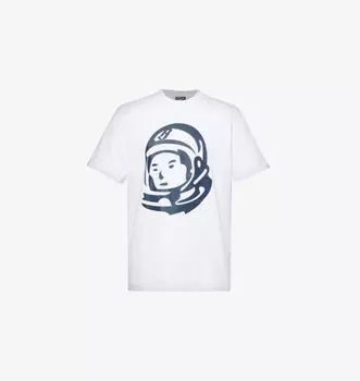 Футболка с короткими рукавами из хлопкового джерси с изображением шлема Astro Billionaire Boys Club, белый