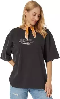 Футболка с короткими рукавами Kindred Palms Heritage Rip Curl, цвет Washed Black