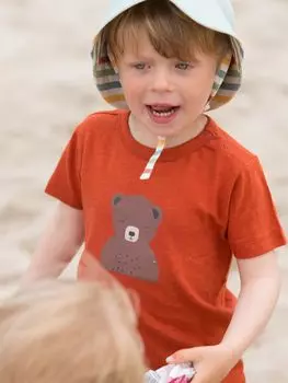 Футболка с короткими рукавами Little Green Radicals Baby из органического хлопка, красный/мульти