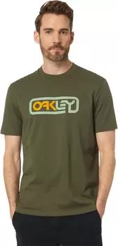 Футболка с короткими рукавами Locked In B1B Oakley, цвет New Dark Brush/New Jade