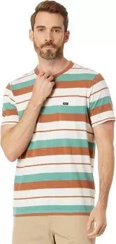 Футболка с короткими рукавами Magnolia Crew RVCA, цвет Silver/Bleach