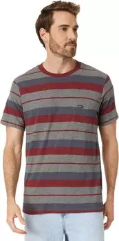 Футболка с короткими рукавами Magnolia Crew RVCA, цвет Dark Grey Heather