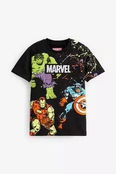 Футболка с короткими рукавами Marvel Avengers Next, черный