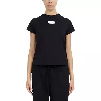 Футболка с короткими рукавами Mm6 Maison Margiela женская, черный