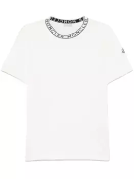 Футболка с короткими рукавами MONCLER, белый