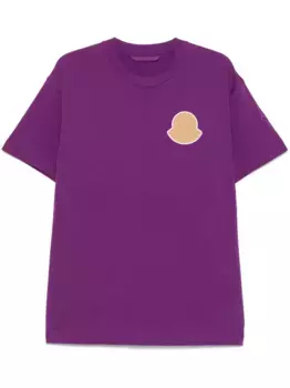 Футболка с короткими рукавами MONCLER, фиолетовый