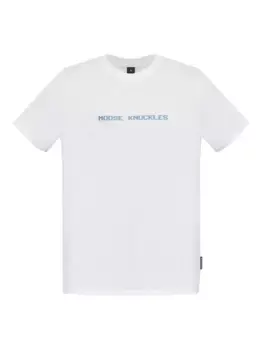 Футболка с короткими рукавами Moose Knuckles, белый