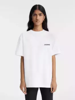 Футболка с короткими рукавами напечатанным адресом и логотипом Сен-Тропе площадь Лис Jacquemus, Сен-Тропе Лис