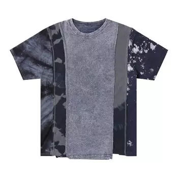 Футболка с короткими рукавами Needles 5 Cuts, Черный/Белый/Многоцветный