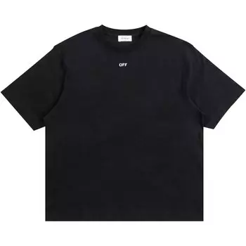 Футболка с короткими рукавами Off-White Off Stamp Skate, цвет Черный/Белый