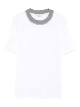 Футболка с короткими рукавами Peserico, белый