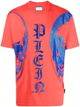 Футболка с короткими рукавами Philipp Plein, красный