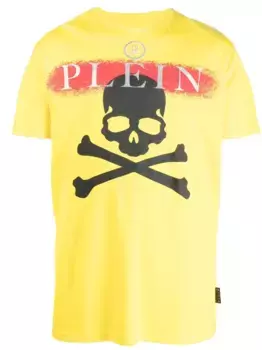 Футболка с короткими рукавами Philipp Plein, желтый
