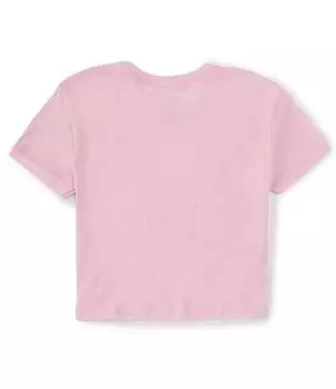 Футболка с короткими рукавами Roxy Big Girls 7–16 Wavy Daze OBFC RG, розовый