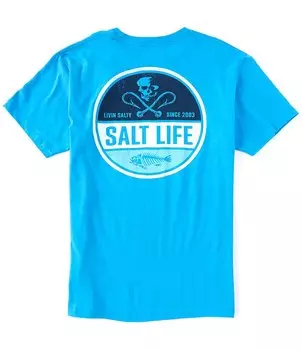 Футболка с короткими рукавами Salt Life High Seas, синий