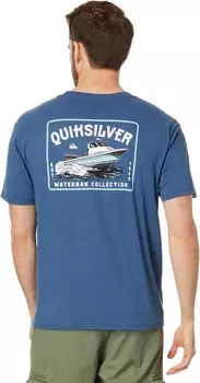 Футболка с короткими рукавами Sea Search Quiksilver, цвет Ensign Blue