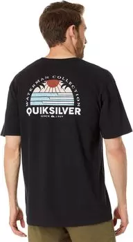 Футболка с короткими рукавами Set View Quiksilver, черный