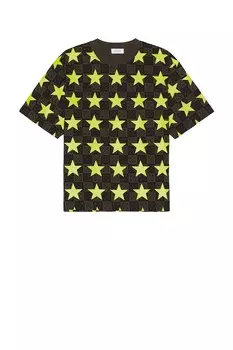 Футболка с короткими рукавами Stars All Over Skate Off-White, зеленый