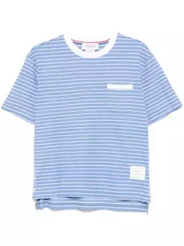 Футболка с короткими рукавами THOM BROWNE, синий