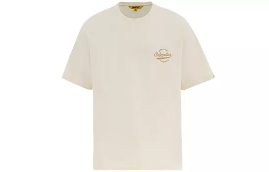 Футболка с короткими рукавами унисекс CAT, Ecru