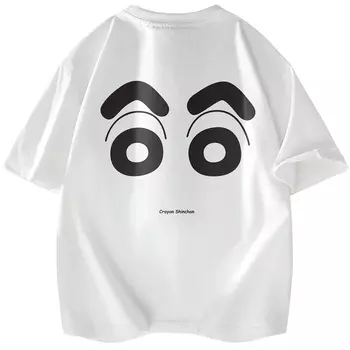 Футболка с короткими рукавами унисекс Crayon Shinchan, светло-зеленый