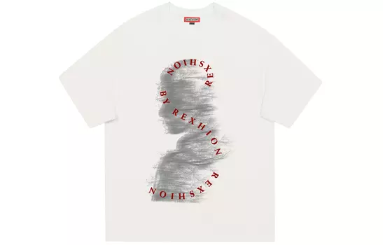 Футболка с короткими рукавами унисекс REXSHION, 2 Pack (White+White)