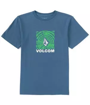 Футболка с короткими рукавами Volcom Big Boys 8-20, синий