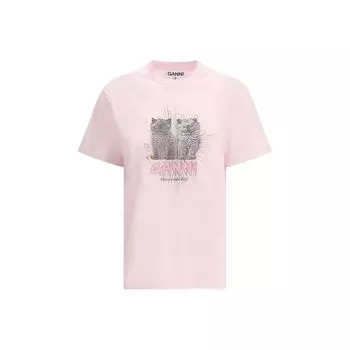 Футболка с котятами GANNI