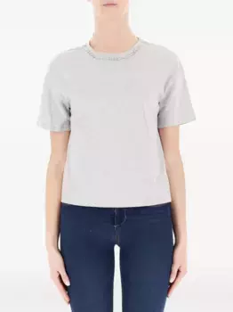 Футболка с кристаллами Pennyblack, нейтральный