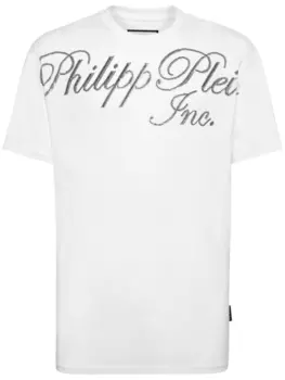 Футболка с кристаллами Philipp Plein, белый