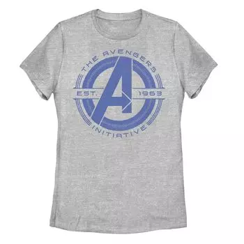 Футболка с круглым логотипом и графическим логотипом для юниоров Marvel Avengers Initiative Licensed Character