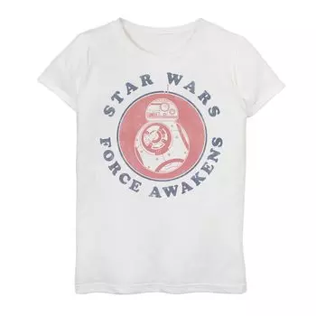 Футболка с круглым портретом BB-8 для девочек 7–16 лет «Звездные войны: Пробуждение силы» Star Wars