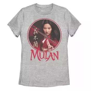 Футболка с круглым портретом Disney Mulan Live Action для юниоров Licensed Character