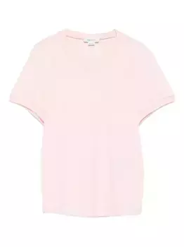 Футболка с круглым вырезом Alexander McQueen, розовый