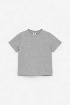 Футболка с круглым вырезом Arket, серый