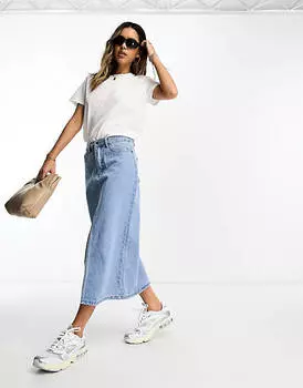 Футболка с круглым вырезом ASOS DESIGN Ultimate из смесового хлопка белого цвета - БЕЛАЯ