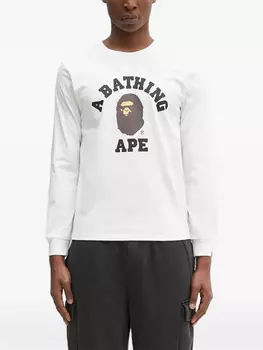 Футболка с круглым вырезом BATHING APE College A Bathing Ape
