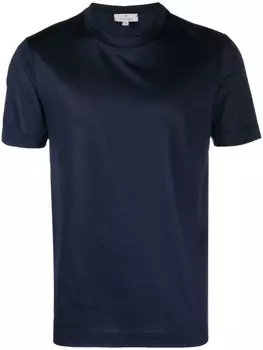 Футболка с круглым вырезом Canali, синий