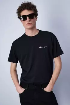 Футболка с круглым вырезом Champion, черный