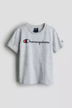 Футболка с круглым вырезом Champion, серый