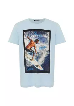 Футболка с круглым вырезом CHIEMSEE, цвет Sky Blue