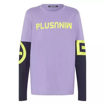 футболка с круглым вырезом CHIEMSEE, фиолетовый