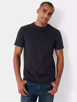 Футболка с круглым вырезом Crew Clothing, черный