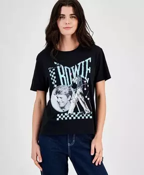 Футболка с круглым вырезом David Bowie Let's Dance Love Tribe, черный