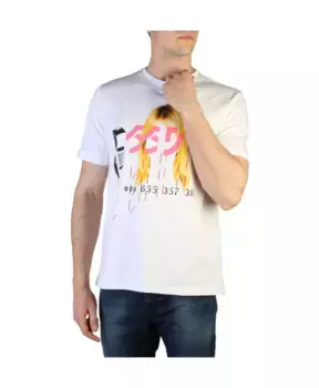 Футболка с круглым вырезом Diesel, белый