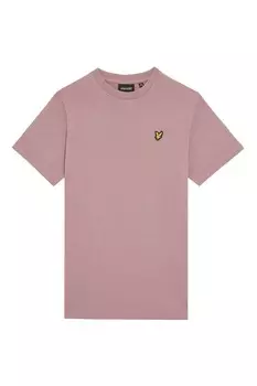 Футболка с круглым вырезом для мальчиков Essentials Lyle & Scott, фиолетовый