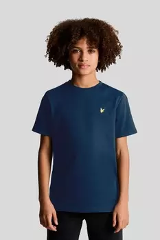 Футболка с круглым вырезом для мальчиков Essentials Lyle & Scott, синий