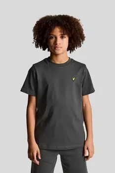 Футболка с круглым вырезом для мальчиков Essentials Lyle & Scott, серый