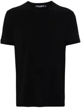 Футболка с круглым вырезом DOLCE & GABBANA, черный
